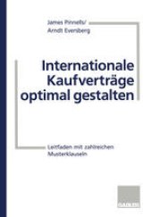 book Internationale Kaufverträge optimal gestalten: Leitfaden mit zahlreichen Musterklauseln