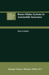 book Bonus-Malus Systems in Automobile Insurance