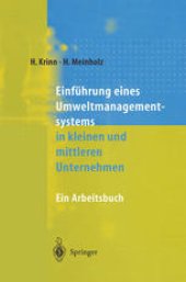 book Einführung eines Umweltmanagementsystems in kleinen und mittleren Unternehmen: Ein Arbeitsbuch