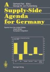 book A Supply-Side Agenda for Germany: Sparks from - the United States - Great Britain - European Integration