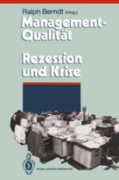 book Management-Qualität contra Rezession und Krise