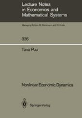 book Nonlinear Economic Dynamics