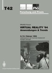 book Virtual Reality ’94: Anwendungen & Trends