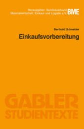 book Einkaufsvorbereitung