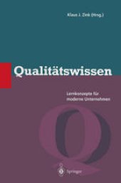 book Qualitätswissen: Lernkonzepte für moderne Unternehmen