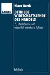 book Betriebswirtschaftslehre des Handels
