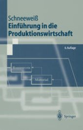 book Einführung in die Produktionswirtschaft