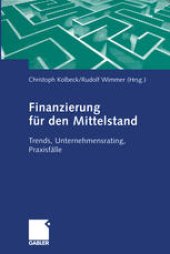 book Finanzierung für den Mittelstand: Trends, Unternehmensrating, Praxisfälle