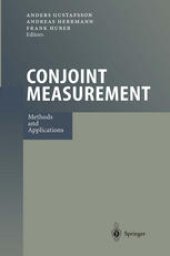 book Conjoint Measurement: Methods and Applications