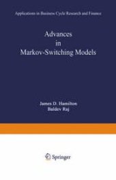 book Advances in Markov-Switching Models: Applications in Business Cycle Research and Finance