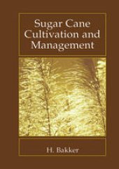 book Sugar Cane Cultivation and Management