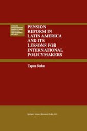 book Pension Reform in Latin America and Its Lessons for International Policymakers