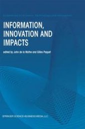 book Information, Innovation and Impacts