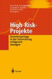 book High-Risk-Projekte: Quantensprünge in der Entwicklung erfolgreich managen