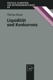 book Liquidität und Konkurrenz