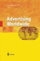 book Advertising Worldwide: Advertising Conditions in Selected Countries