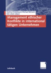 book Management ethischer Konflikte in international tätigen Unternehmen