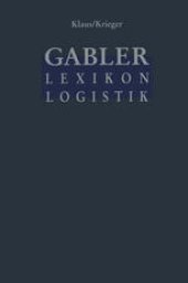 book Gabler Lexikon Logistik: Management logistischer Netzwerke und Flüsse