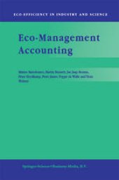 book Eco-Management Accounting: Based upon the ECOMAC research project sponsored by the EU’s Environment and Climate Programme (DG XII, Human Dimension of Environmental Change)