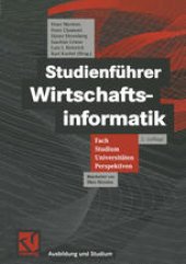 book Studienführer Wirtschaftsinformatik: Fach, Studium, Universitäten, Perspektiven