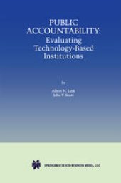 book Public Accountability: Evaluating Technology-Based Institutions