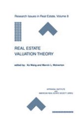 book Real Estate Valuation Theory