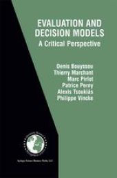 book Evaluation and Decision Models: a critical perspective