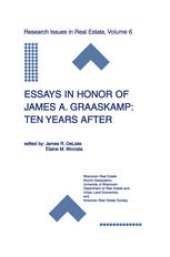 book Essays in Honor of James A. Graaskamp: Ten Years After