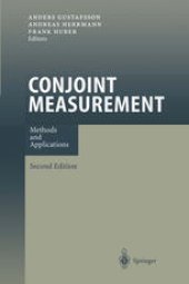 book Conjoint Measurement: Methods and Applications