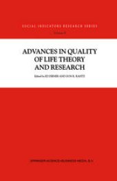 book Advances in Quality of Life Theory and Research