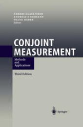 book Conjoint Measurement: Methods and Applications