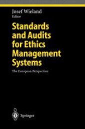 book Standards and Audits for Ethics Management Systems: The European Perspective