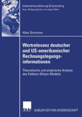 book Wertrelevanz deutscher und US-amerikanischer Rechnungslegungsinformationen: Theoretische und empirische Analyse des Feltham-Ohlson-Modells