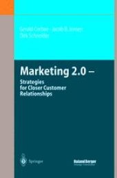 book Marketing 2.0: Strategies for Closer Customer Relationships