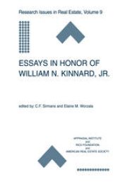 book Essays in Honor of William N. Kinnard, Jr