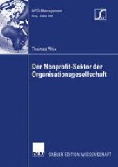 book Der Nonprofit-Sektor der Organisationsgesellschaft