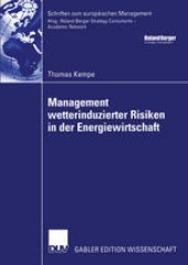 book Management wetterinduzierter Risiken in der Energiewirtschaft