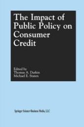 book The Impact of Public Policy on Consumer Credit