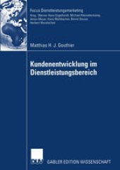 book Kundenentwicklung im Dienstleistungsbereich