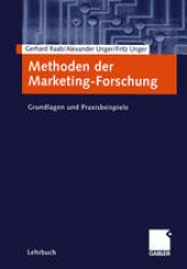 book Methoden der Marketing-Forschung: Grundlagen und Praxisbeispiele