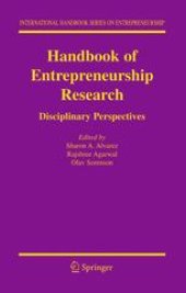 book Handbook of Entrepreneurship Research: Interdisciplinary Perspectives