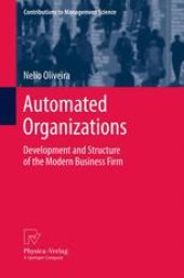 book Automated Organizations: Development and Structure of the Modern Business Firm