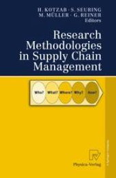 book Research Methodologies in Supply Chain Management: In Collaboration with Magnus Westhaus