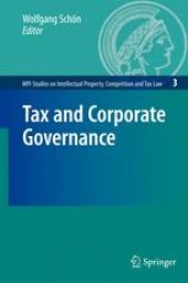 book Tax and Corporate Governance