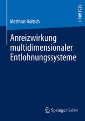 book Anreizwirkung multidimensionaler Entlohnungssysteme