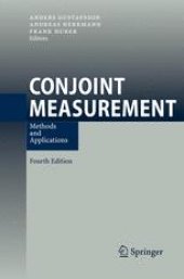 book Conjoint Measurement: Methods and Applications