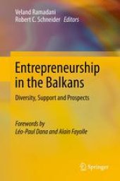 book Entrepreneurship in the Balkans: Diversity, Support and Prospects