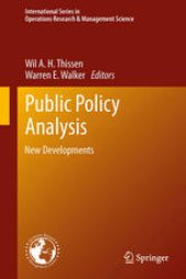 book Public Policy Analysis: New Developments