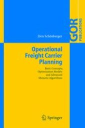 book Operational Freight Carrier Planning: Basic Concepts, Optimization Models and Advanced Memetic Algorithms