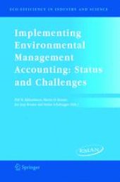 book Implementing Environmental Management Accounting: Status and Challenges